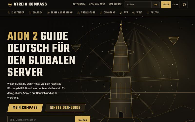 Startseite von atreiakompass.com